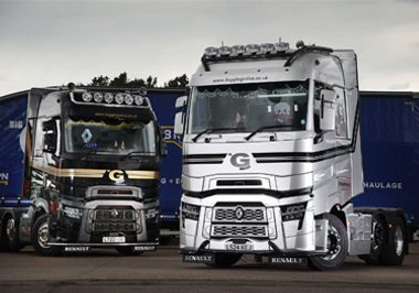 Big G Logistics Ltd hails new flagship Renault T480 High as the 'Pride of our fleet'